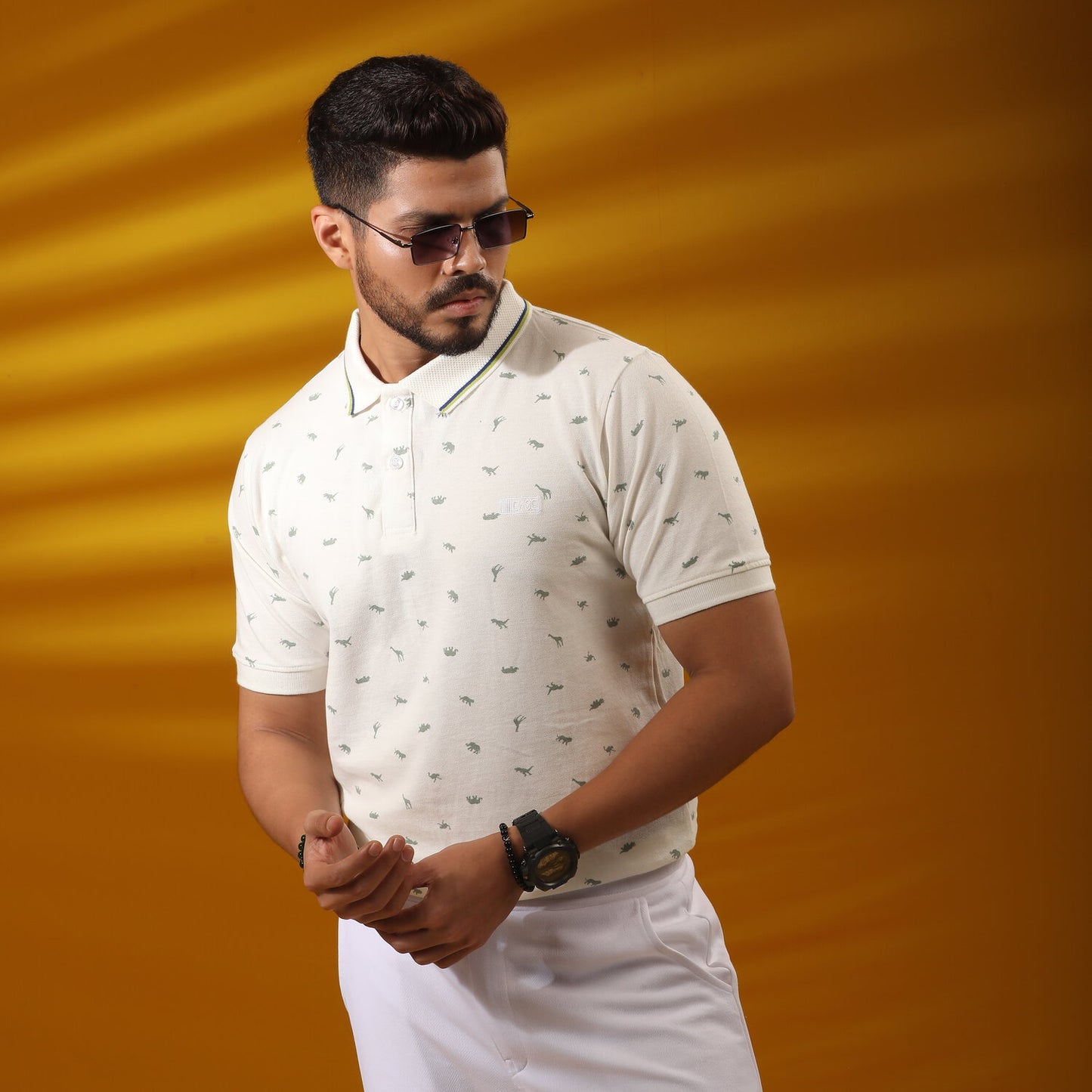 Kairo Off-White Groove Polo