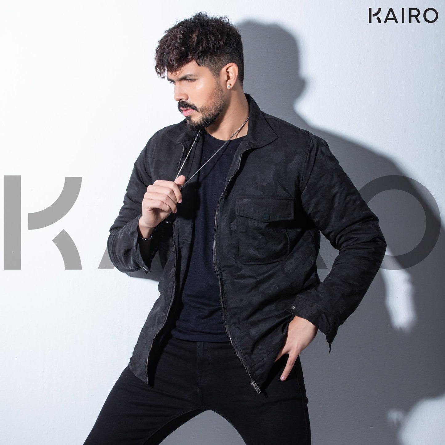 Black Stripe Classic Jacket