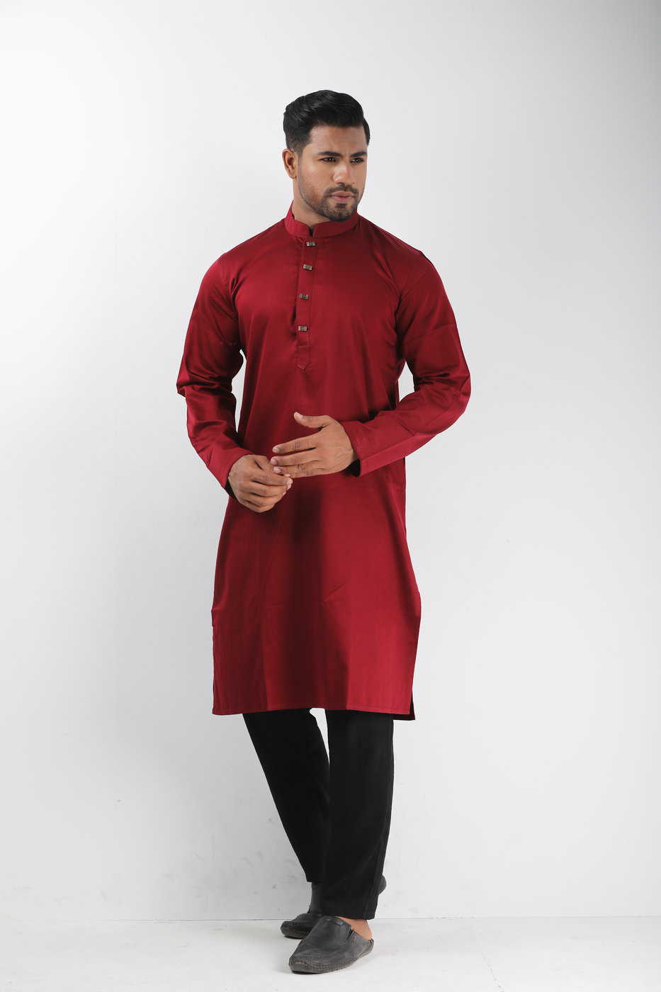 Solid Red Exclusive Panjabi