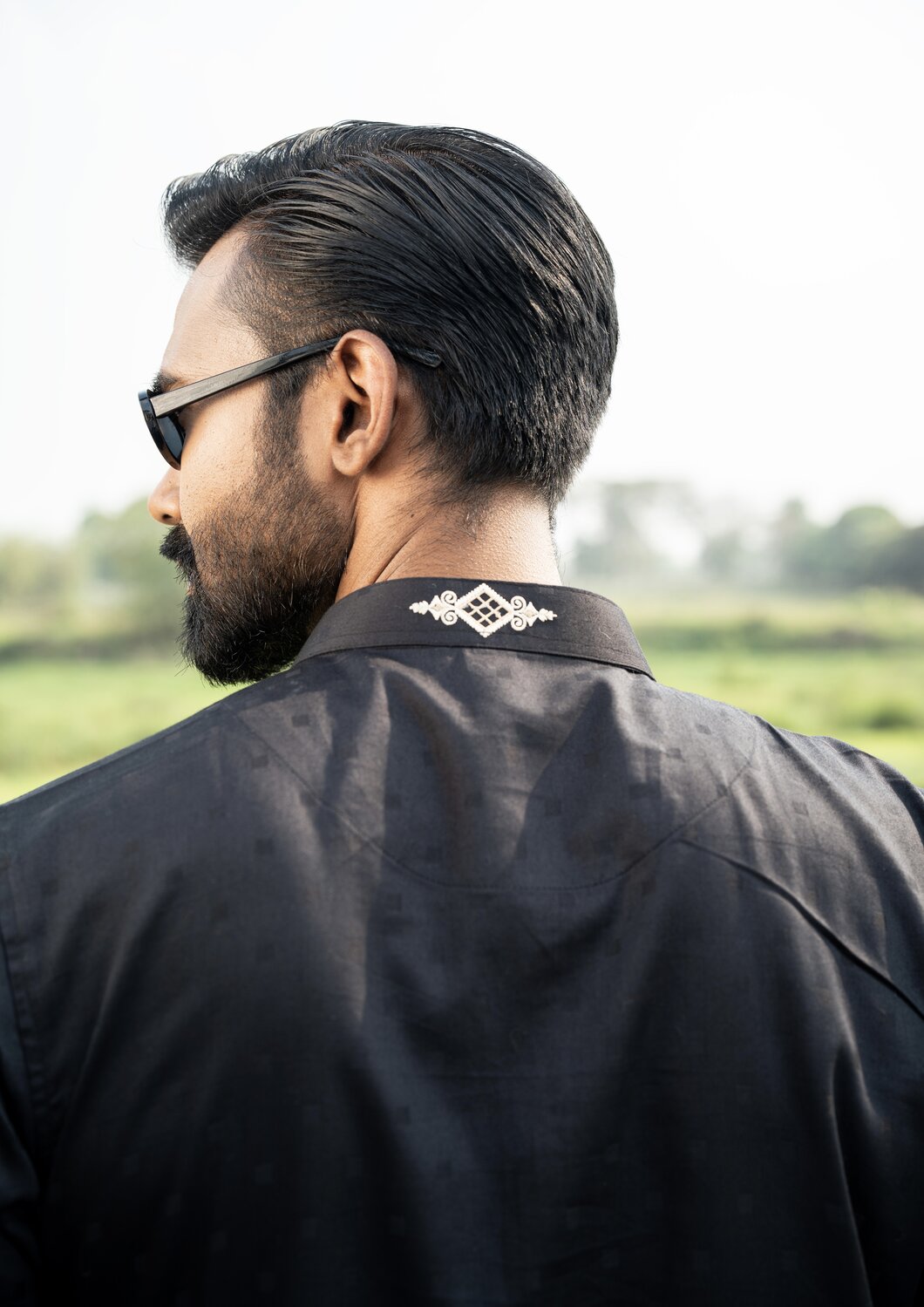 Black Embroidery Premium Panjabi