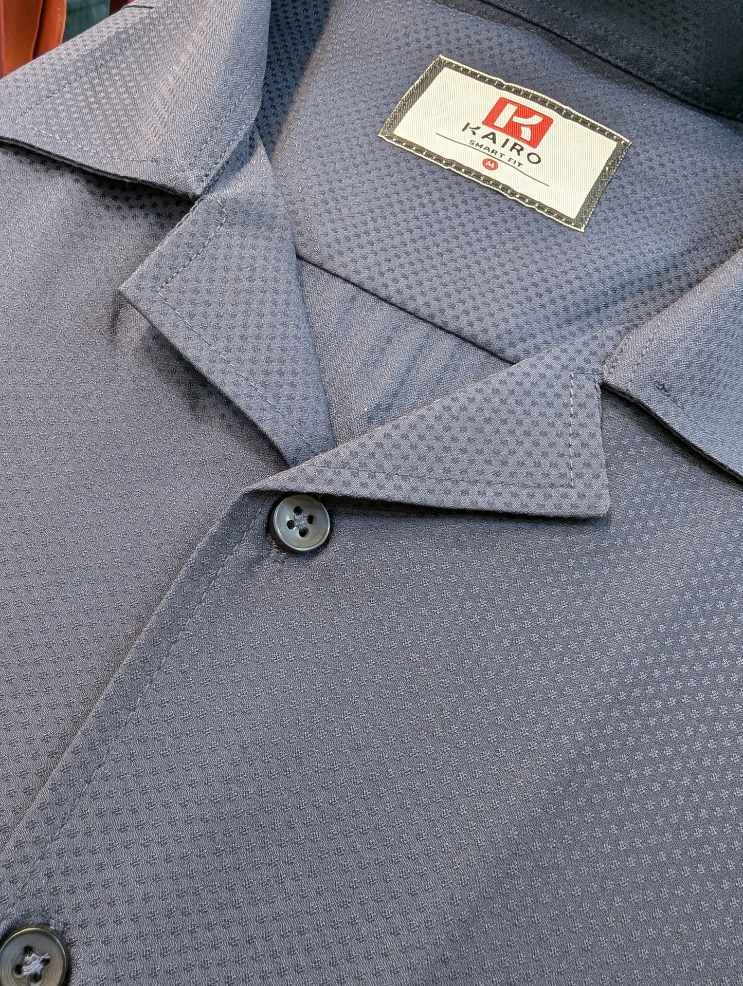 Montreal Blue Premium Chinese Cuban Half  Sleeve Shirt
