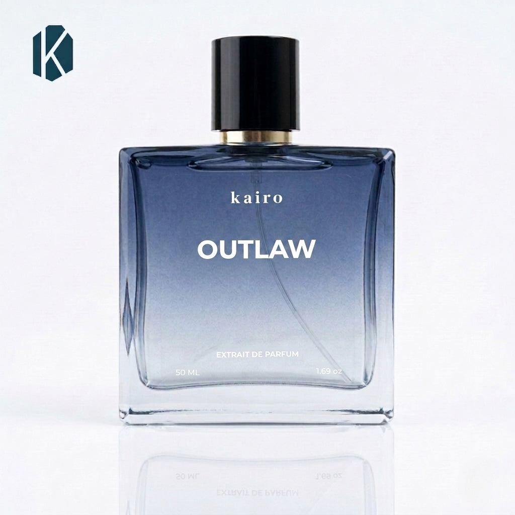 Kairo Outlaw  Perfume for Men - Premium Fresh-Spicy-Woody Fragrance Extrait de parfum | 40% Oil concentration | Similar to Dior Sauvage