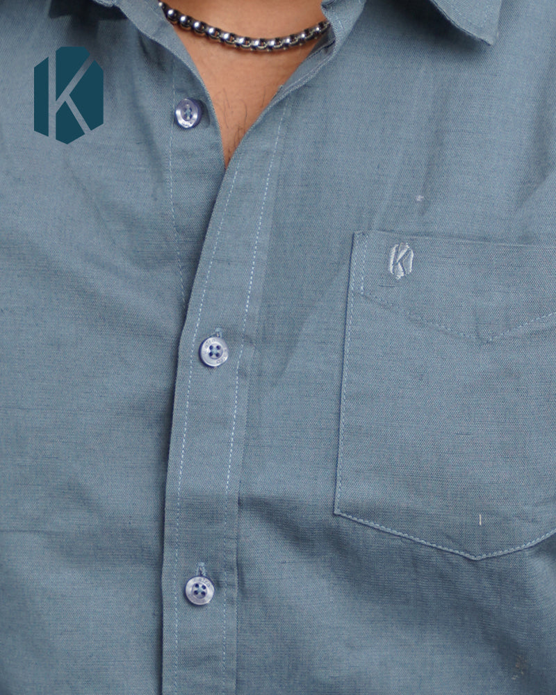 Peacock Remi Cotton Full Sleeve Shirt – Kairo