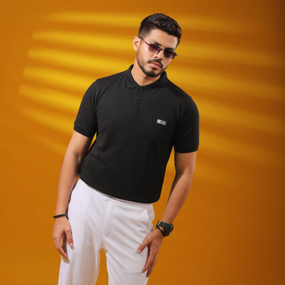 Kairo Black Classic Polo