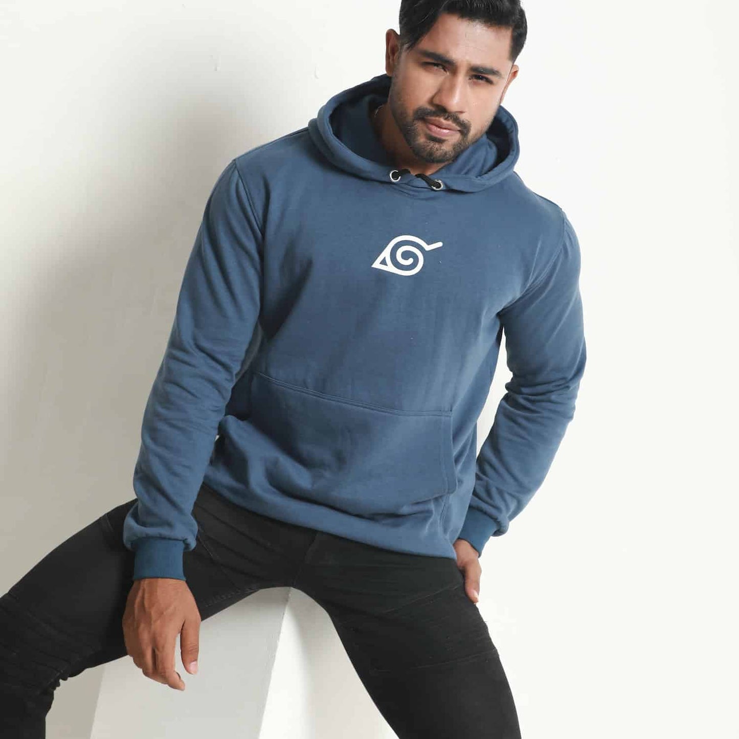Blue Naruto Printed Men's Hoodie