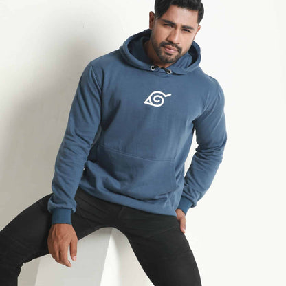 Blue Naruto Printed Men's Hoodie