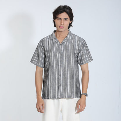 Gray Color Cotton Half sleeve shirt