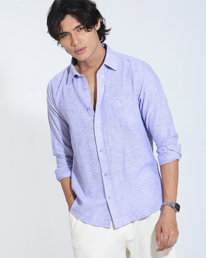 Irish Color Full Sleeve Remi-Cotton Shirt – Kairo