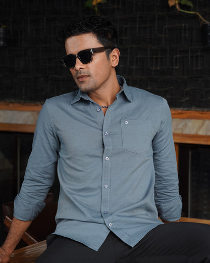 Peacock Remi Cotton Full Sleeve Shirt – Kairo