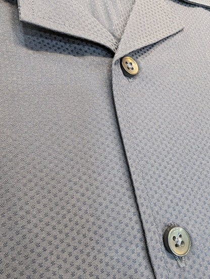 Montreal Blue Premium Chinese Cuban Half  Sleeve Shirt