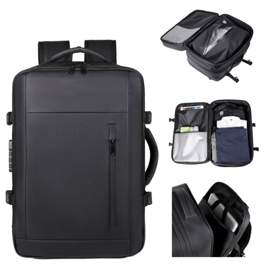 PU Nylon Oxford Waterproof Laptop Backpack with USB Port – Travel & School Bag for Men & Women