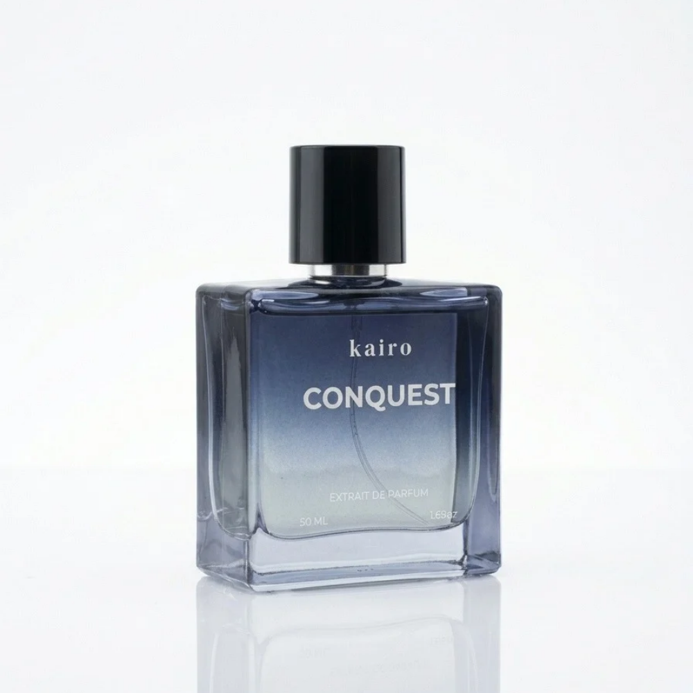 Kairo Conquest — Luxury Fresh Spicy-Woody Fragrance for Men