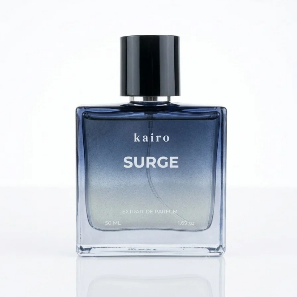 Kairo Surge Perfume for Men — Premium Citrus-Tea Fragrance | Fresh Sophisticated Scent