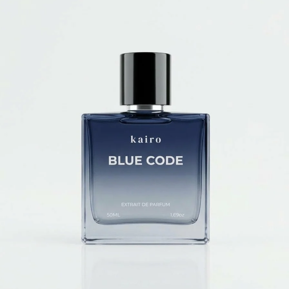 Kairo Blue Code — Premium Fresh-Woody Fragrance for Men