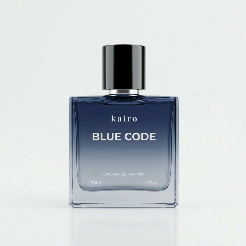 Kairo Blue Code — Premium Fresh-Woody Fragrance for Men