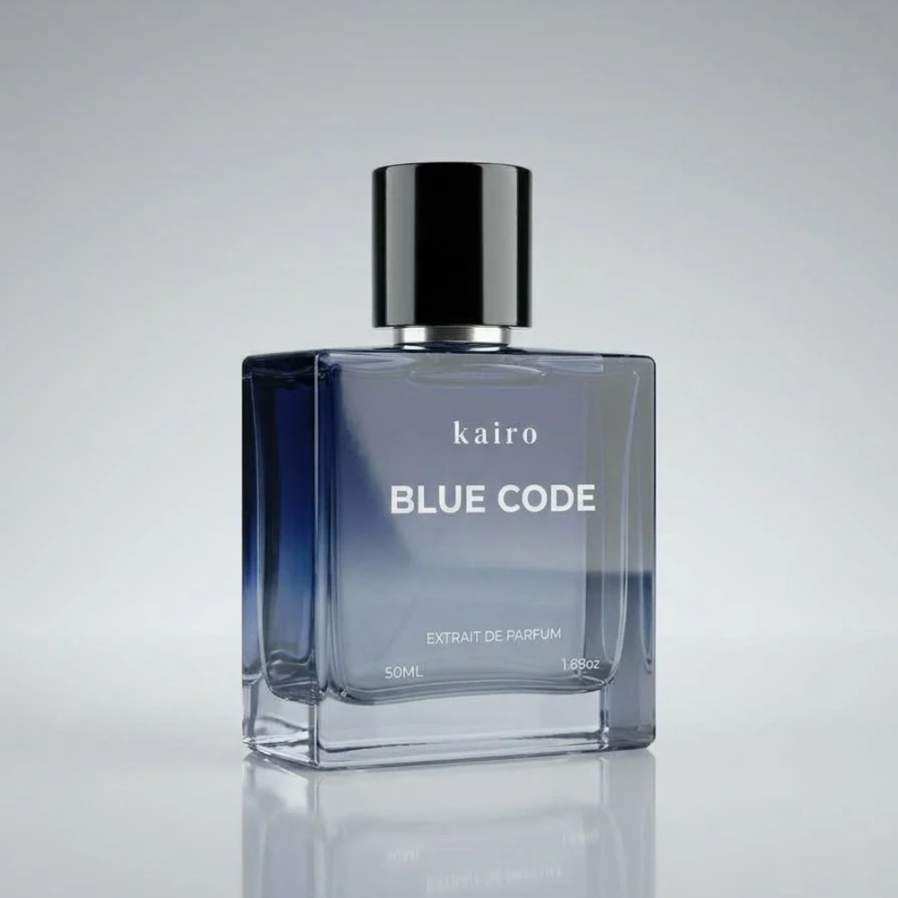 Kairo Blue Code — Premium Fresh-Woody Fragrance for Men
