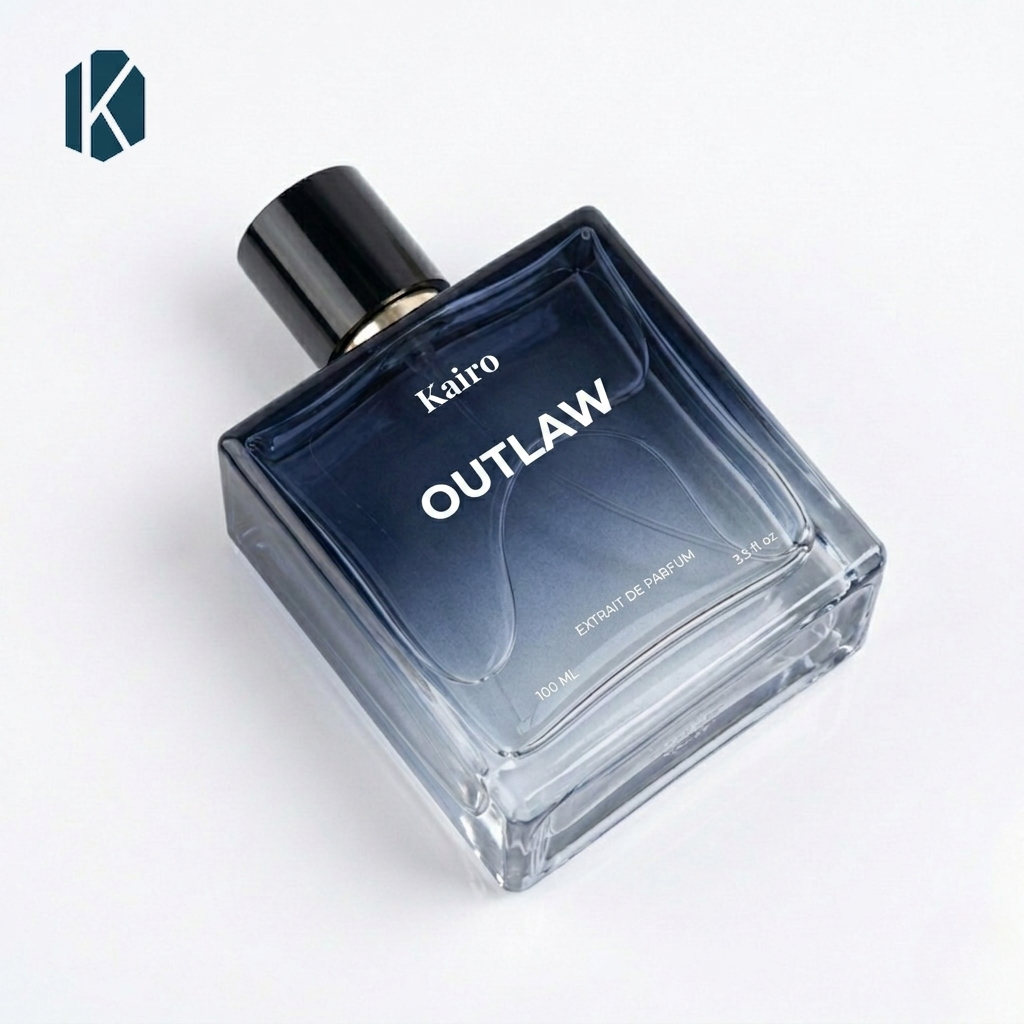 Kairo Outlaw  Perfume for Men - Premium Fresh-Spicy-Woody Fragrance Extrait de parfum | 40% Oil concentration | Similar to Dior Sauvage