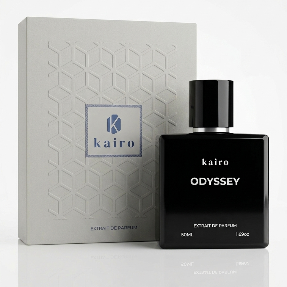 Kairo Odyssey Perfume for Men — Premium Citrus-Tea Fragrance | Fresh Sophisticated Scent