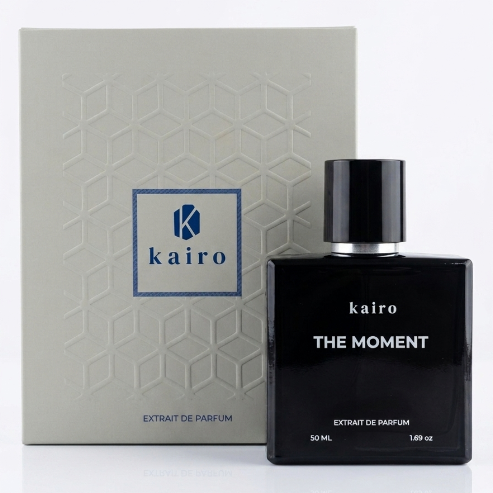 Kairo The Moment Perfume for Men — Premium Citrus-Tea Fragrance | Fresh Sophisticated Scent