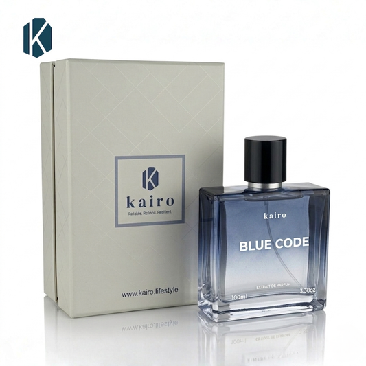 Blue Code Perfume for Men - Premium Fresh-Woody Fragrance | Fresh Masculine Scent | Extrait de parfum |40% Oil concentration | Similar to Bleu de Chanel