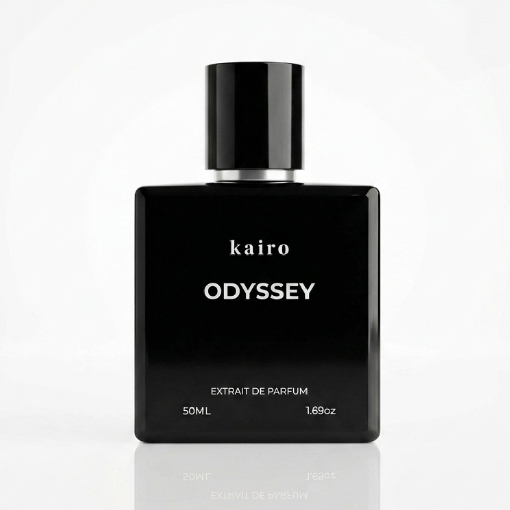 Kairo Odyssey Perfume for Men — Premium Citrus-Tea Fragrance | Fresh Sophisticated Scent
