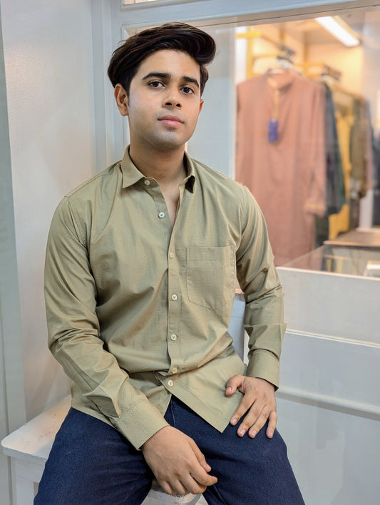 Base colour full sleeve shirt
